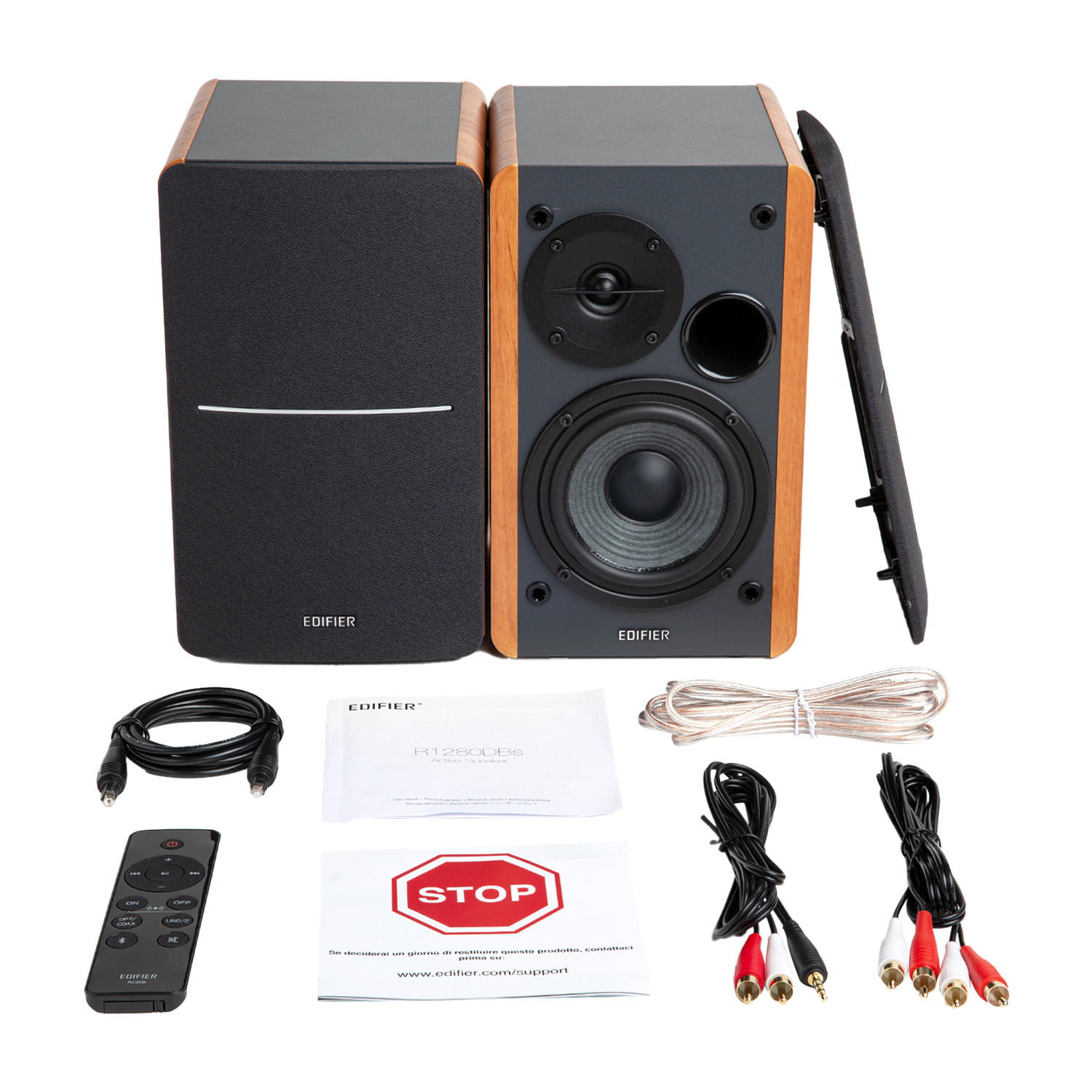 R1280DBs Aktive Bluetooth-Regallautsprecher 