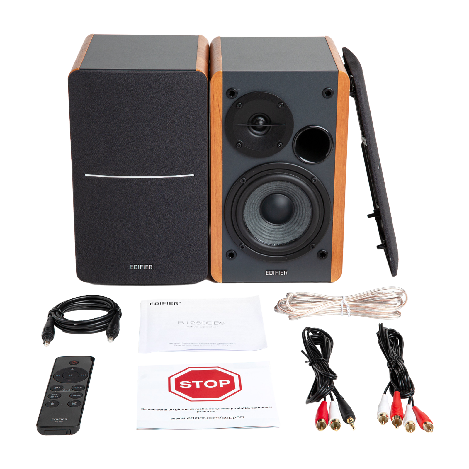 R1280DBs Aktive Bluetooth-Regallautsprecher 